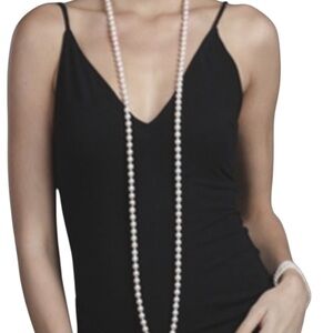 64 inch opera length freshwater pearl necklace